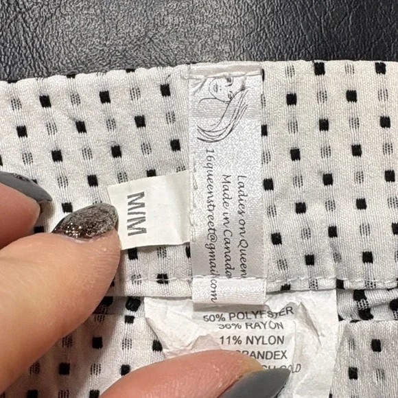 Source Unknown Ivory Patterned Skinny Pants - Picture 4 of 5